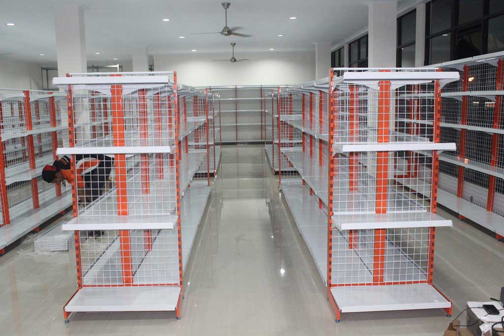 RAK ALFAMIDI MEDIUM MARKET TIPE RR-18 | RAK GONDOLA DISPLAY TOKO STANDAR ALFAMIDI