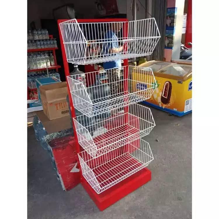 RAK CHIKI MASTER 4 SUSUN MEGA | RAK DISPLAY JAJANAN SNACK TOKO | RAJA RAK MINIMARKET