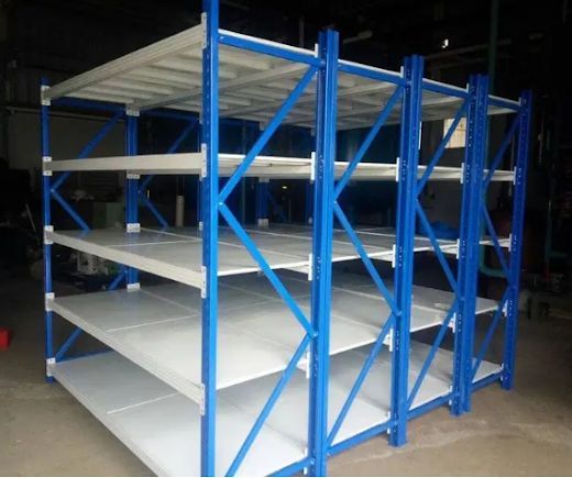 RAK GUDANG LIGHT DUTY TIPE RR-36 T.200 | RAK BESI SUSUN SERBAGUNA, 4 LEVEL SHELVING, KAPASITAS 250 KG/LEVEL ATAU 1 TON/UNIT, UKURAN 200cm x 60cm x 200cm