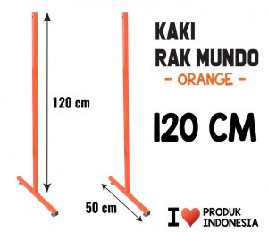 KAKI RAK MUNDO 120 (ORANGE & HITAM) - Gambar 2