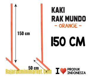 KAKI RAK MUNDO 150 (ORANGE, HITAM & PUTIH) - Gambar 3