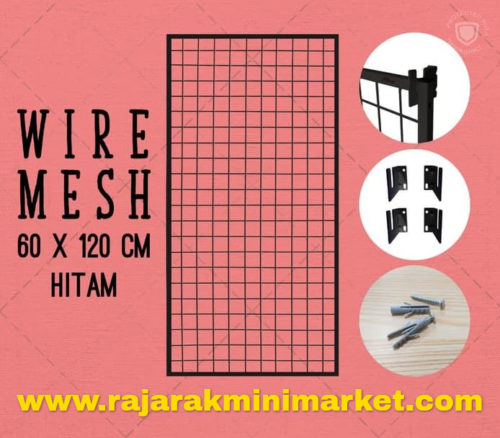 RAM BINGKAI WIREMESH 60x120 CM + H5 WALL HITAM