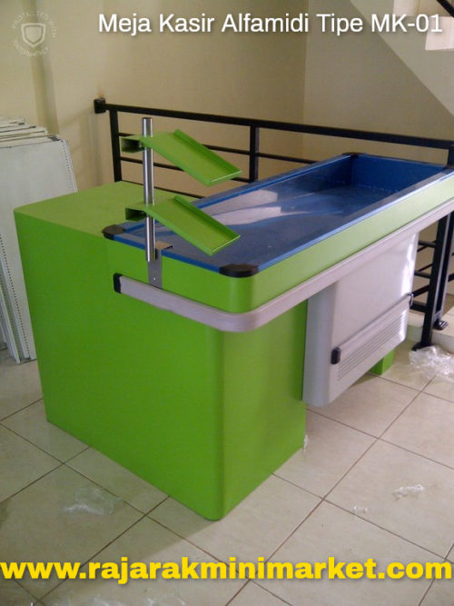 MEJA KASIR MINIMARKET / SUPERMARKET TIPE MK-01 (BEST SELLER)