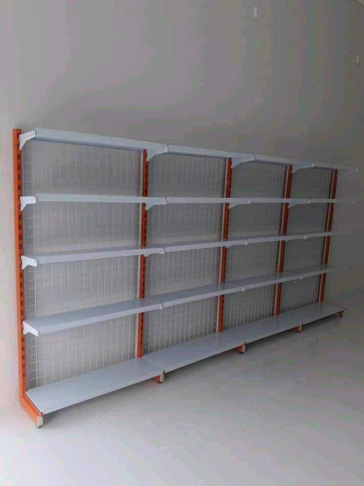 RAK MINIMARKET MURAH TIPE ZA-15 | RAK GONDOLA DISPLAY TOKO (PRODUK LOKAL) | UKURAN P. 90 CM, T. 120/150/170 CM, L.28 CM | WARNA CUSTOM | KIRIM KE SELURUH INDONESIA