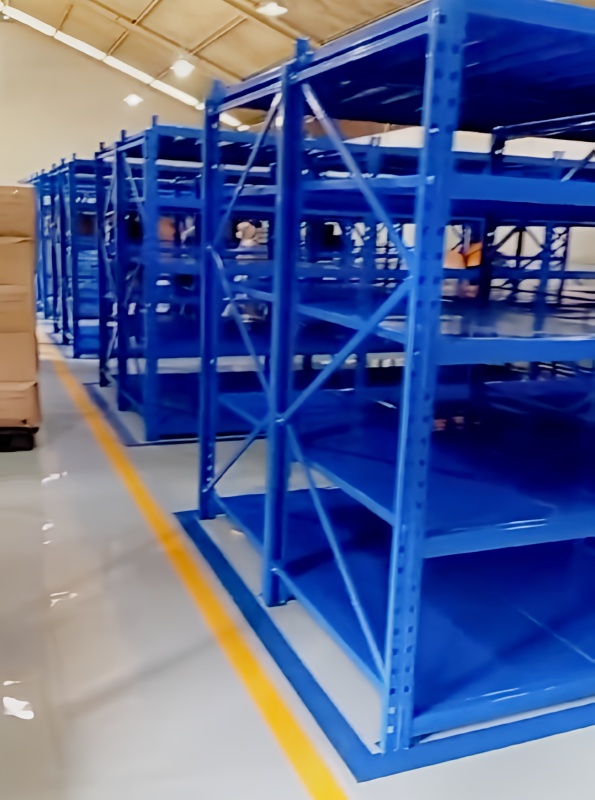 RAK GUDANG BESI PABRIK MEDIUM DUTY TIPE ZA-500 UKURAN 150x100x200 CM, KAPASITAS 500 KG x 5 LEVEL