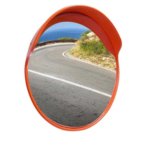 KACA CEMBUNG JALAN DIAMETER 45, 60, 80, 100 CM CERMIN CEMBUNG TIKUNGAN JALAN CONVEX MIRROR OUTDOOR RAJARAK.ID