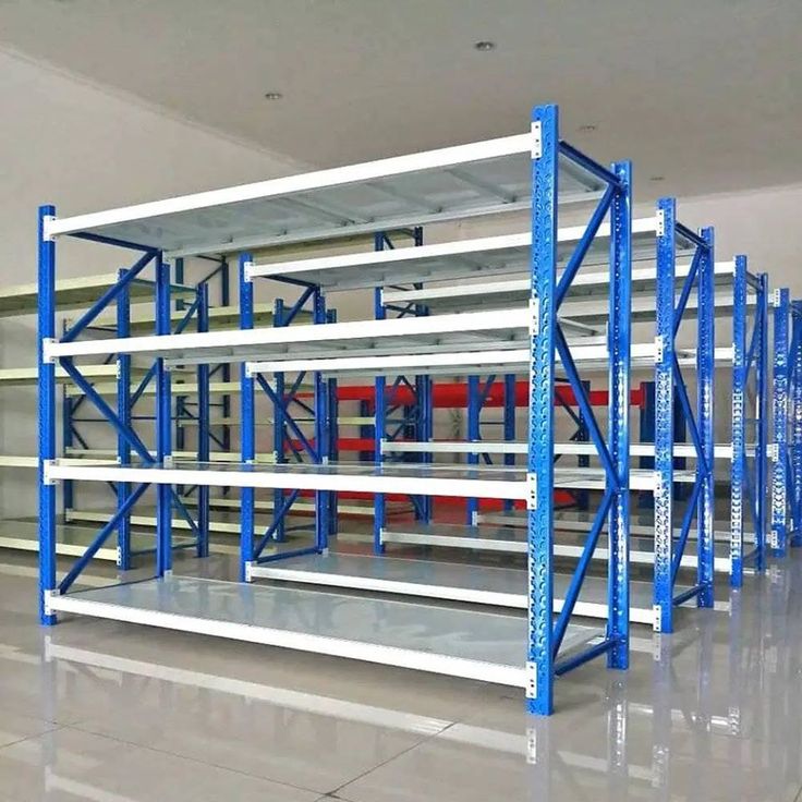 RAK BESI SUSUN GUDANG SERBAGUNA LIGHT DUTY TIPE RR-250 L60, KEKUATAN 250 KG/LEVEL (1 TON/UNIT) | RAJARAK.ID | JUAL KE SELURUH INDONESIA
