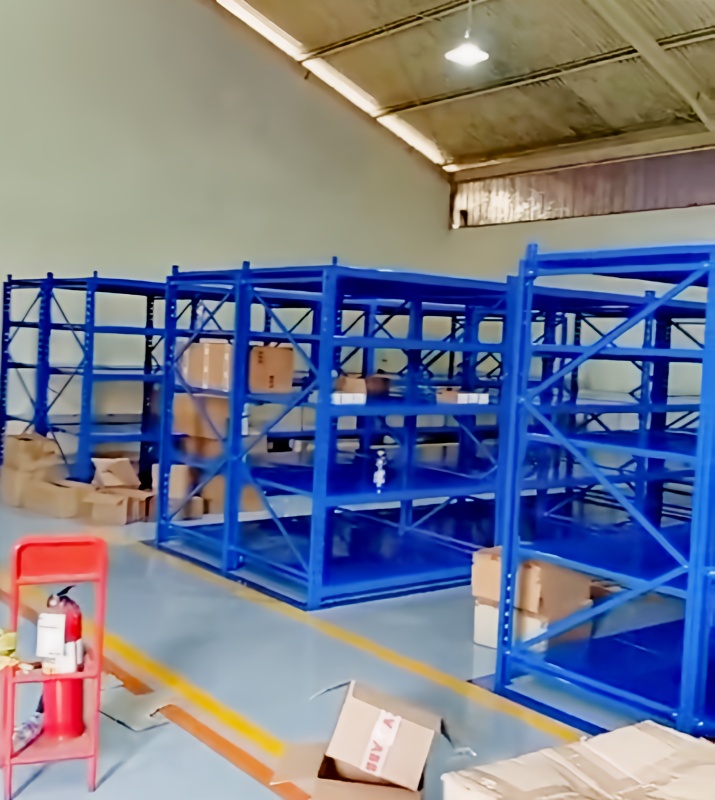 RAK BESI GUDANG MEDIUM DUTY ZA-500, WARNA BIRU, UKURAN 150x100x200 CM, 5 SUSUN, KAPASITAS 500 KG/SUSUN SHELVING | RAJA RAK INDONESIA