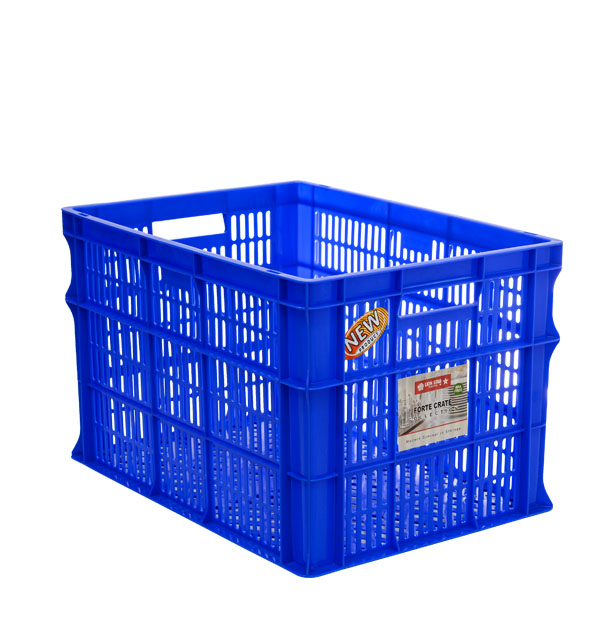BOX CONTAINER INDUSTRI LION STAR TIPE IC-29 FORTE CRATE 303, UKURAN 600 x 425 x Tinggi 377 mm, VOLUME 96 LITER | KERANJANG PLASTIK INDUSTRIAL