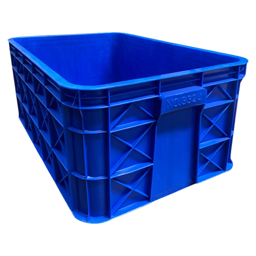 BOX CONTAINER PLASTIK INDUSTRI RABBIT 3324 VOLUME 60 LITER UKURAN 60x40x26 CM: Solusi Penyimpanan & Distribusi Industri yang Kuat, Rapi, dan Efisien