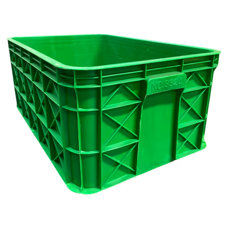 BOX CONTAINER PLASTIK INDUSTRI RABBIT 3324 VOLUME 60 LITER UKURAN 60x40x26 CM: Solusi Penyimpanan & Distribusi Industri yang Kuat, Rapi, dan Efisien