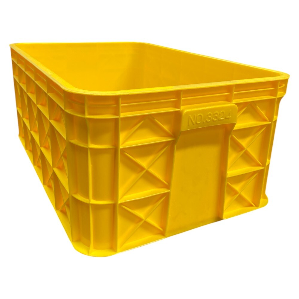 BOX CONTAINER PLASTIK INDUSTRI RABBIT 3324 VOLUME 60 LITER UKURAN 60x40x26 CM: Solusi Penyimpanan & Distribusi Industri yang Kuat, Rapi, dan Efisien
