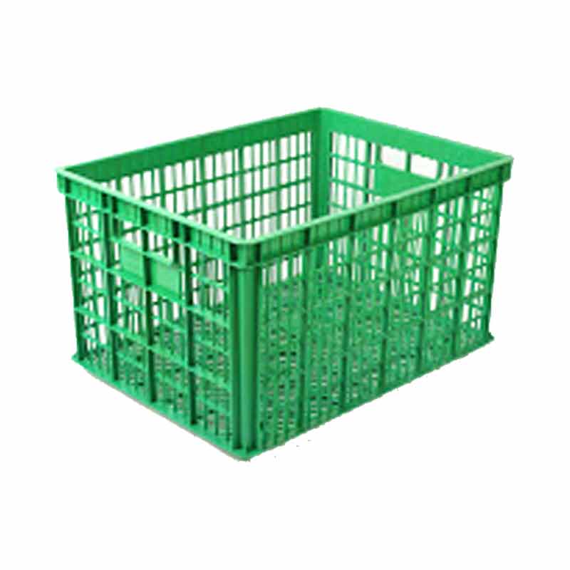 CONTAINER BOX INDUSTRI BESAR 200 LITER BERLUBANG RODA HANATA 3001 UKURAN 80 x 60 x 45 CM | RAJA RAK INDONESIA
