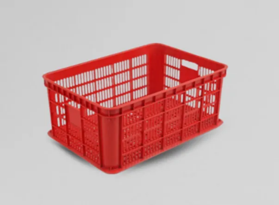 KERANJANG INDUSTRI MERAH BIOPLAST TIPE 6215, 6225, 6232, 6238