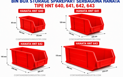BIN BOX STORAGE SPARE PART SERBAGUNA HANATA TIPE HNT 640, 641, 642 & 643