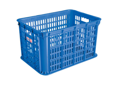 BOX CONTAINER INDUSTRI PLASTIK BERLUBANG HANATA HNT 2202E UKURAN 52x37x30 CM | RAJARAK.ID