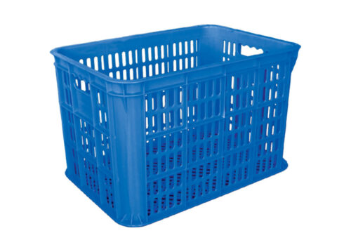 BOX CONTAINER INDUSTRI PLASTIK BERLUBANG HANATA HNT 2202L (LARGE) UKURAN 52x37x33 CM | RAJARAK.ID