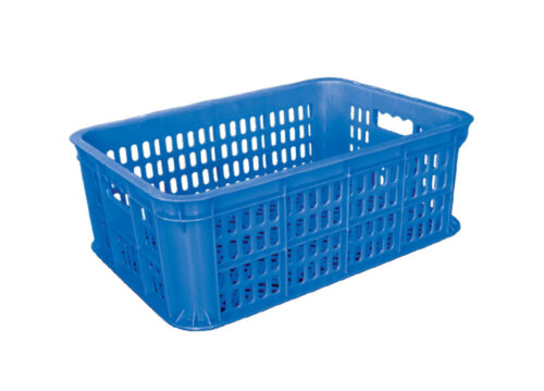 BOX CONTAINER INDUSTRI PLASTIK BERLUBANG HANATA HNT 2202S (SMALL) UKURAN 52x37x19 CM | RAJA RAK INDONESIA