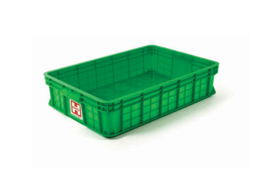 BOX CONTAINER INDUSTRI PLASTIK RAPAT SERBAGUNA HANATA HNT 2100M UKURAN 64x43x14,5 CM: Solusi Penyimpanan Praktis dan Efisien untuk Berbagai Kebutuhan Industri
