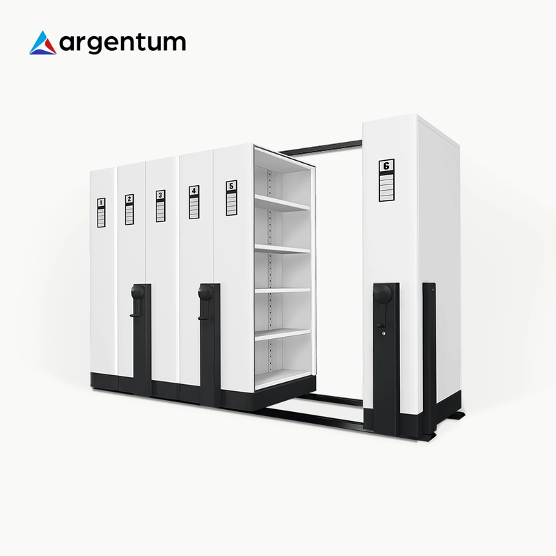 ARGENTUM LEMARI BESI ARSIP KANTOR MOBILE FILE SISTEM MEKANIK MF AUM 102 (30 CPTS) | RAJARAK.ID