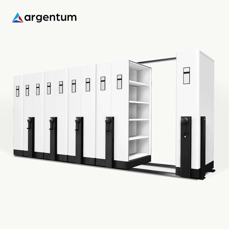 ARGENTUM LEMARI BESI ARSIP KANTOR MOBILE FILE SISTEM MEKANIK MF AUM 104 (50 CPTS) | RAJARAK.ID - RAJA RAK INDONESIA